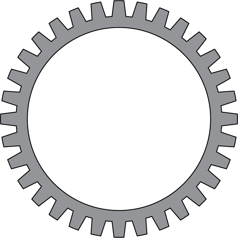 Large Gear Icon